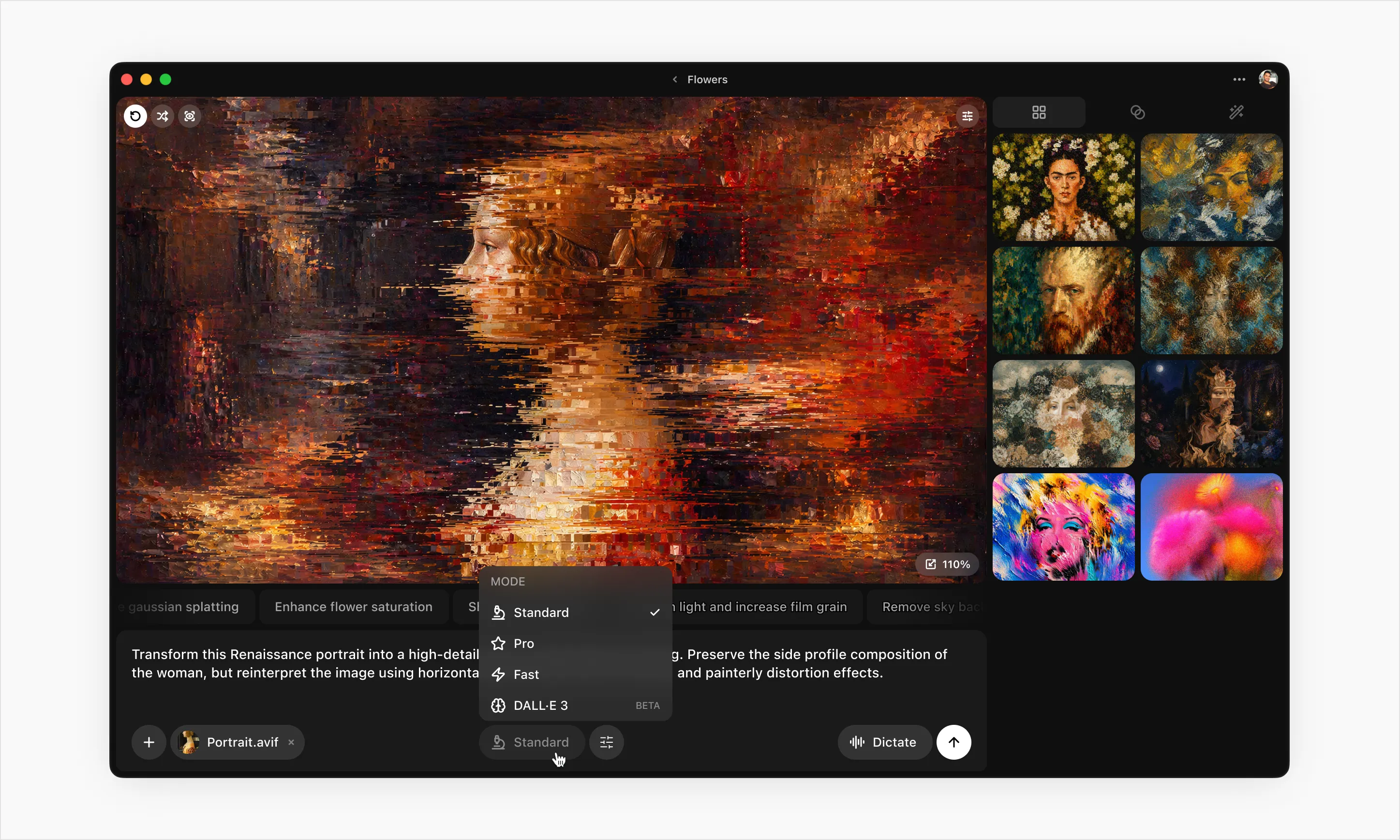 Main screen